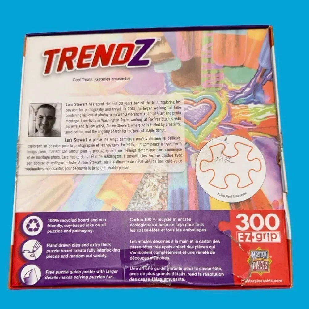 MasterPieces Trendz Cool Treats 300 Piece EZ Grip Jigsaw Puzzle